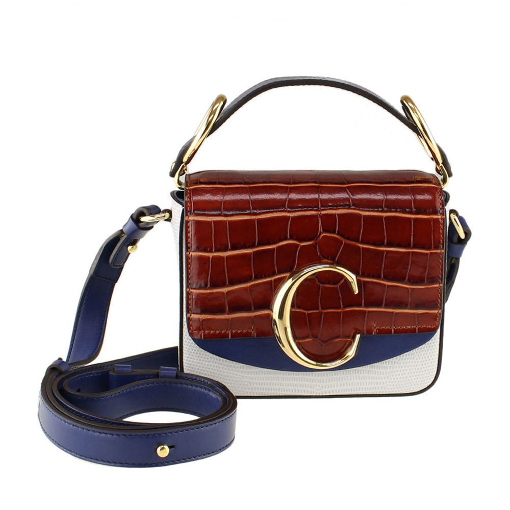 Chloe Pochette Python Mixed Materials Shoulder Ba… - image 2